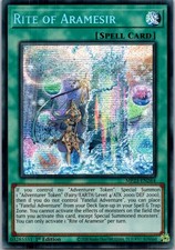 Yugioh Rite of Aramesir MP23-EN264 1st Edition Prismatic Secret Rare NM