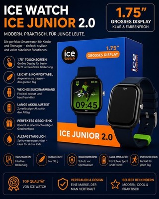 Original ICE Watch ICE Junior 2.0 Blue Light blue 1,75