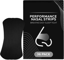 Hypoallergenic Nasal Strips for Snore Relief - 50 Airflow Improvement 36 Pack 