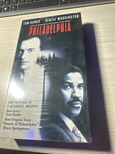 Philadelphia VHS, 1994, Closed Captioned New Sealed Vintage Cassette Tape
