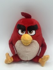 Angry Birds Movie Red Bird Plush Stuffed Toy Embroidered 7.5 Inch 2016