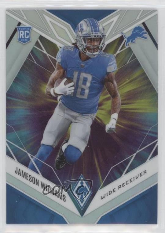 2022 Panini Phoenix Rookies Color Burst Jameson Williams #108 Rookie RC 18dp