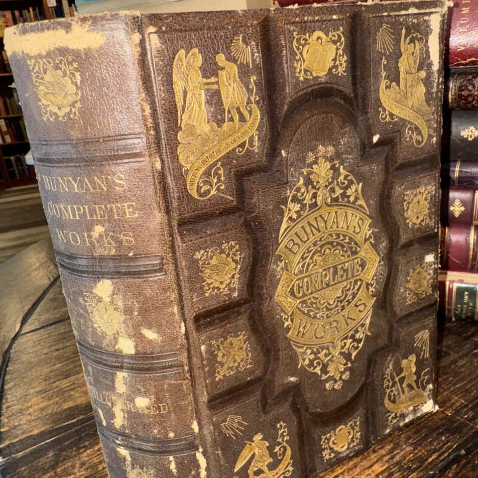Antique 1871 The Works Of John Bunyan Minister Of The Gospel Illustr. Edition - Image 3 of 4