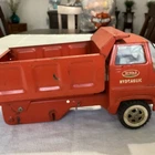 Vintage/Antique Tonka Jeep Dump Truck Red Steel Pressed 1960s Toy