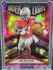 Jaxon Smith-Njigba 2023 Legacy Under The Lights Pink Cracked Ice Rookie RC #D/10