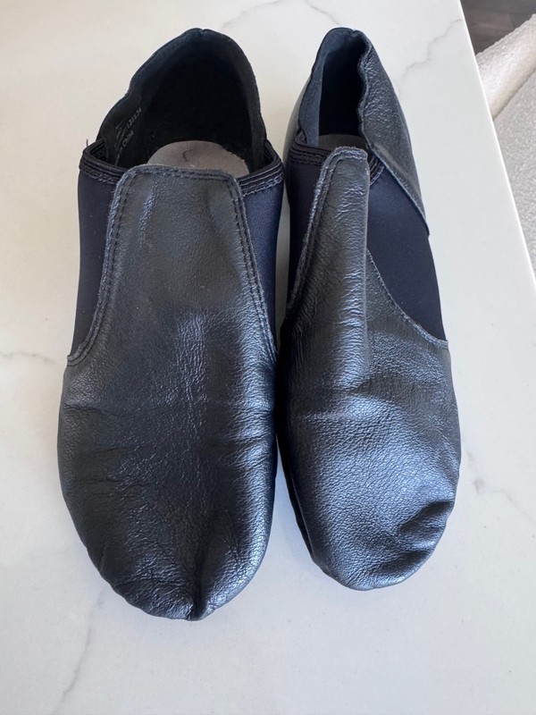 Alexandra Collection Jazz Dance Shoes Slip on Neoprene Girls Size 9 Black AC7