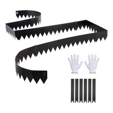 Uimoso Galvanized Steel Garden Edging 40 x 6 in Flexible Metal Landscape Border