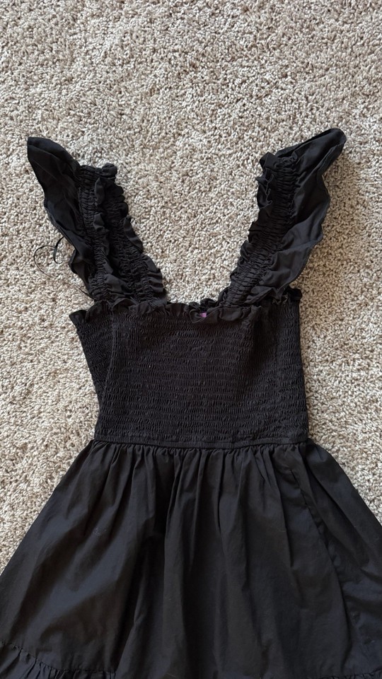 Francesca"s Mi Ami Blk ruffle …