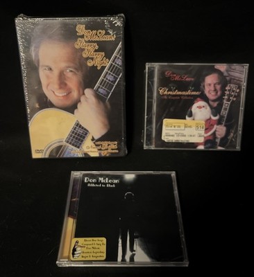 DON MCLEAN  Additced To Black-Christmastime - Starry Starry Night DVD ALL NEW