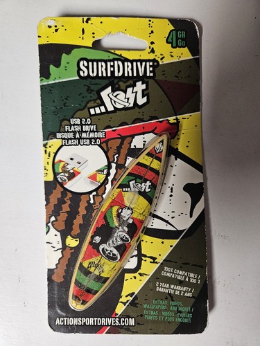 Tabla de surf perdida 4 GB USB Surfdrive por acción unidades deportivas tabla de surf memoria pulgar