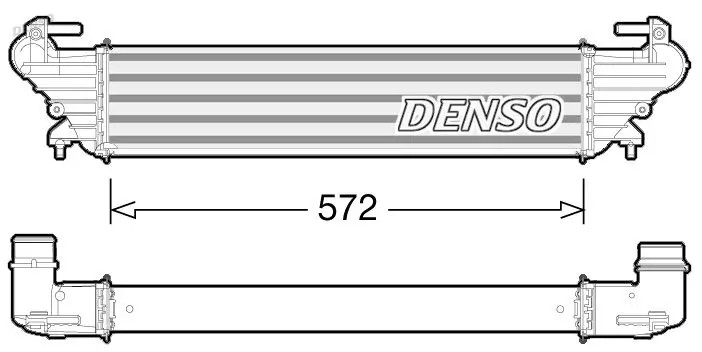 Intercooler Fiat 500L - TIPO 1.3 / 1.6 Multijet - 900 TWINAIR DAL 2012 IN POI - Immagine 3