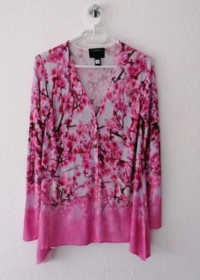 Class Roberto Cavalli langärmligen Cardigan Viskose Gr. 36