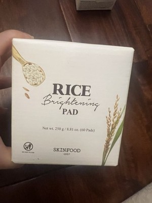Rice Brightening Pad by Skinfood 100% Natural New