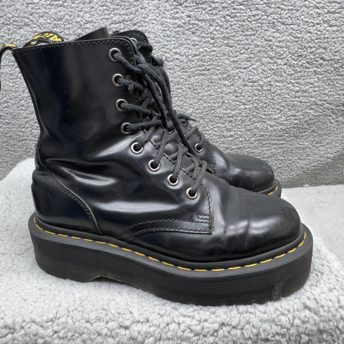 Dr. Martens Jadon Black Boots for Women for sale - eBay