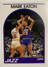 1989-90 NBA Hoops #155 Mark Eaton Utah Jazz