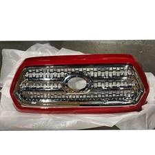 Barcelona Redchrome Front Bumper Upper Grille For Toyota Tacoma Trd 2016-2023