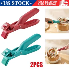 Hot Bowl Gripper Anti-Scalding Hot Plate Tongs Bowl Clips Kitchen Gadget Tools