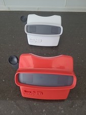 2 X View-Master Viewer 2010 Image3D White Red