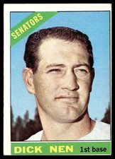 1966 Topps Dick Nen (MC) Washington Senators #149