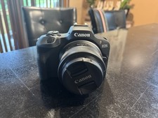 Canon EOS R100 24.1MP 4K Mirrorless Camera RF-S 18-45mm f/4.5-6.3 Black