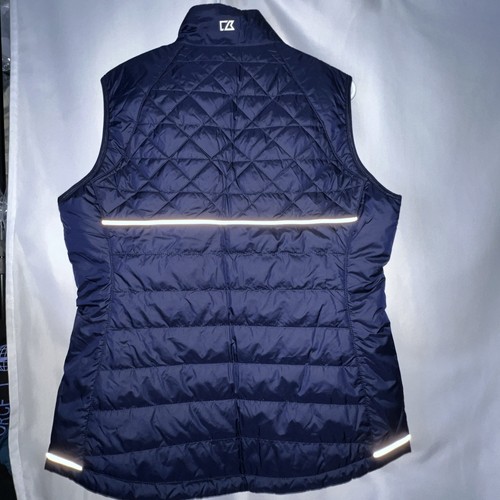 New York Yankees Cutter & Buck Women's Puffer Vest Size XL NEW! - Picture 5 of 8