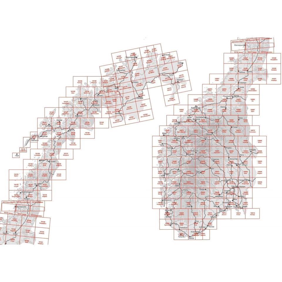 Norway Narvik map 10139 Norge-serien 1:50,000 topogrpahic walking hiking - Image 4 of 4