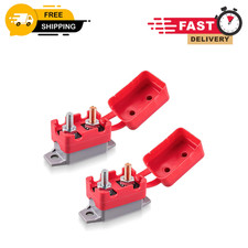 2 PCS DC 12V - 24V 30Amp Automatic Reset Circuit Breaker for Car, ATV, RV, Ship,