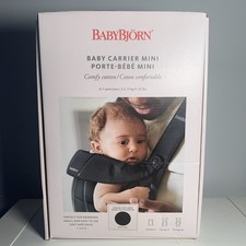 BabyBjorn Baby 'Mini' carrier for Babies 0-1 year and 7-25 lbs. Black BRAND NEW