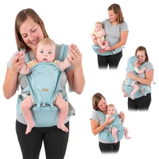 Acorn Baby Parent Carrier Sling with Hip Seat - Ergonomic Carrier 6-in-1