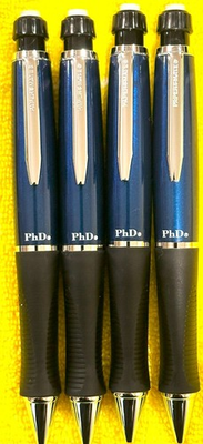 #ad Sanford Paper Mate PhD Pencils .7mm Rare Midnight Blue 4 $80.00