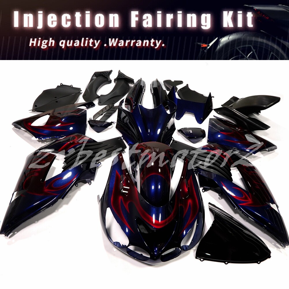 Fairings For Plastics Kawasaki ZX14R Ninja Red and Bronze Sticker (2012-2021)