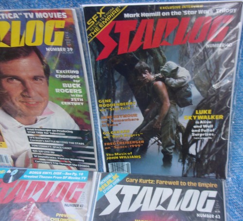 Starlog Magazine #38 39 40 41 42 43 Lot Buck Rogers Galactica Flash Gordon Hulk - Picture 5 of 12