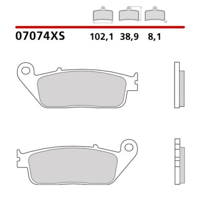 SOMMET 1 coppia Pastiglie freno Anteriori per Honda SH 125i / SH 150i 2004-2009