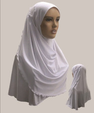 Jersey Instant Fancy Hijab 1pc High Quality women Head cover scarf Islamic