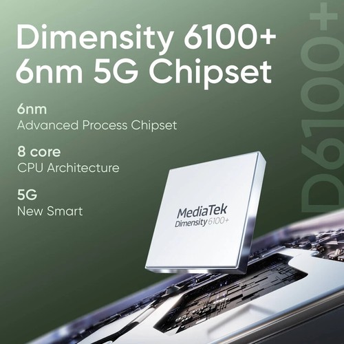 Realme 12x 5G (Green, 128 GB 8GB )6.72" Dimensity 6100+ Global Version RMX3998. - 第 5/5 張圖片