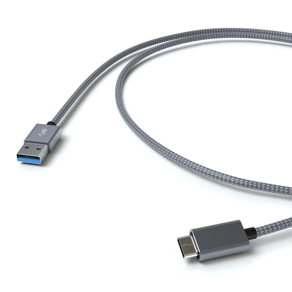 USB Cable 3.2 USB-A to USB-C Gen 2x1 10Gbps Data and Fast Charging Cord - Image 2 of 4