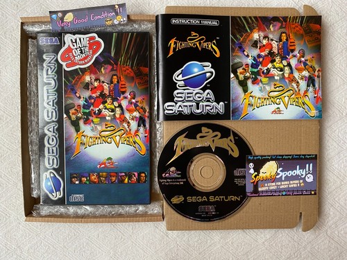 Fighting Vipers Sega Saturn - UK PAL VGC CIB - High Quality Packing - Tracked - Picture 11 of 11