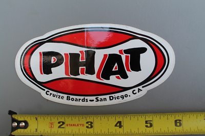 スケートボード phat klown 1991 vtg 1990s Asstd. skateboard sticker - Mixed Kik ATM Groove