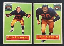 1956 Dale Dodrill #111 Pittsburgh Pirates +1 Football Card
