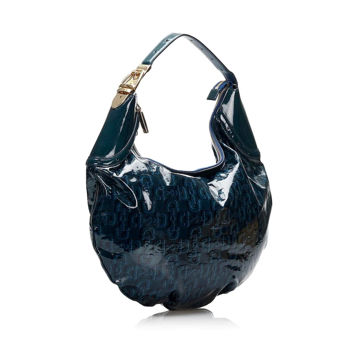 HUNT☆Nylon Mini Hobo - Glam Green Gucci Horsebit Glam Hobo Bag in Green Patent Leather | eBay