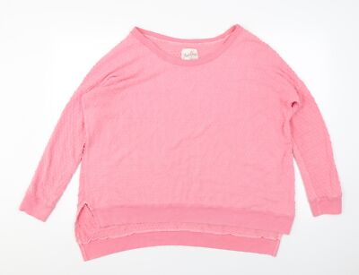A Postcard From Brighton Damen rosa Viskosemischung Sweatshirt Größe