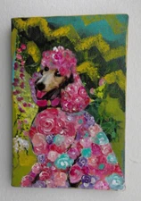 hand painting and colloge on canvas acrylic