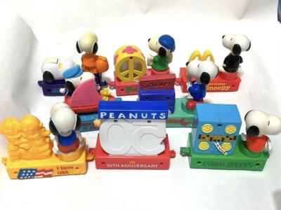 Snoopy McDonald's Happy Meal Complete Set Peanuts 50th Anniversary