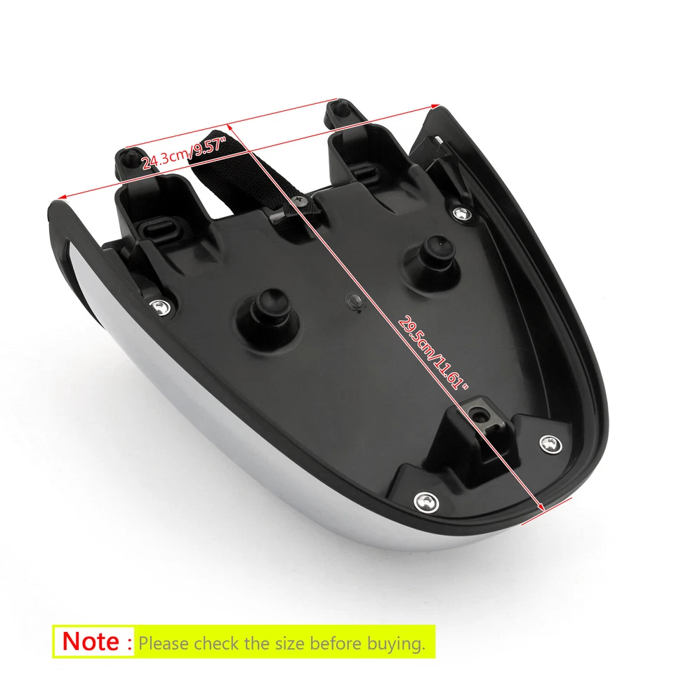 Carenado de cubierta de asiento de plástico ABS para BMW R 1200R NINE T 2014-2017 plateado Foto 4 de 4