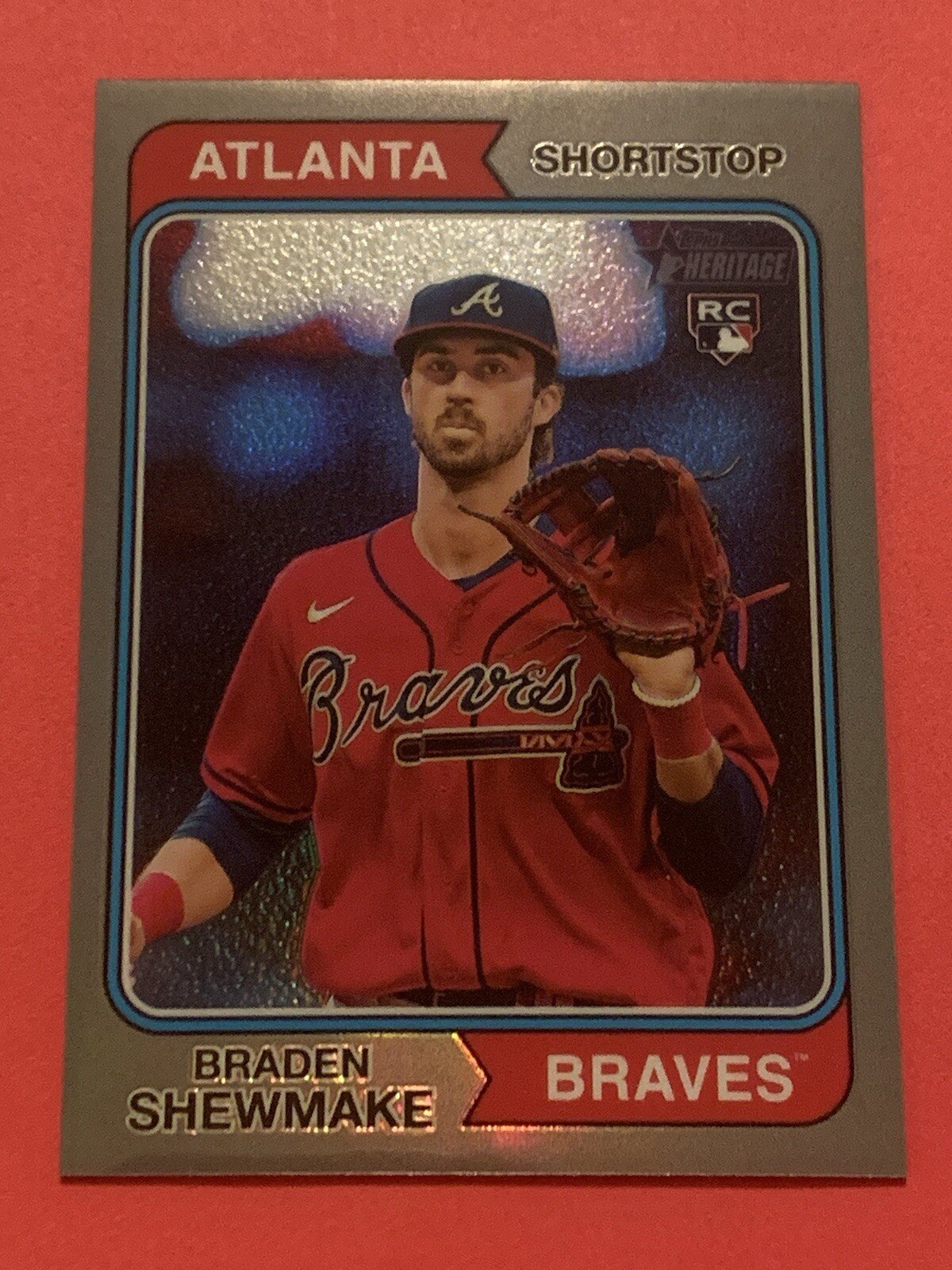 BRADEN SHEWMAKE (120/274) (SILVER CHROME REFRACTOR) RC 2023 Topps Heritage #630