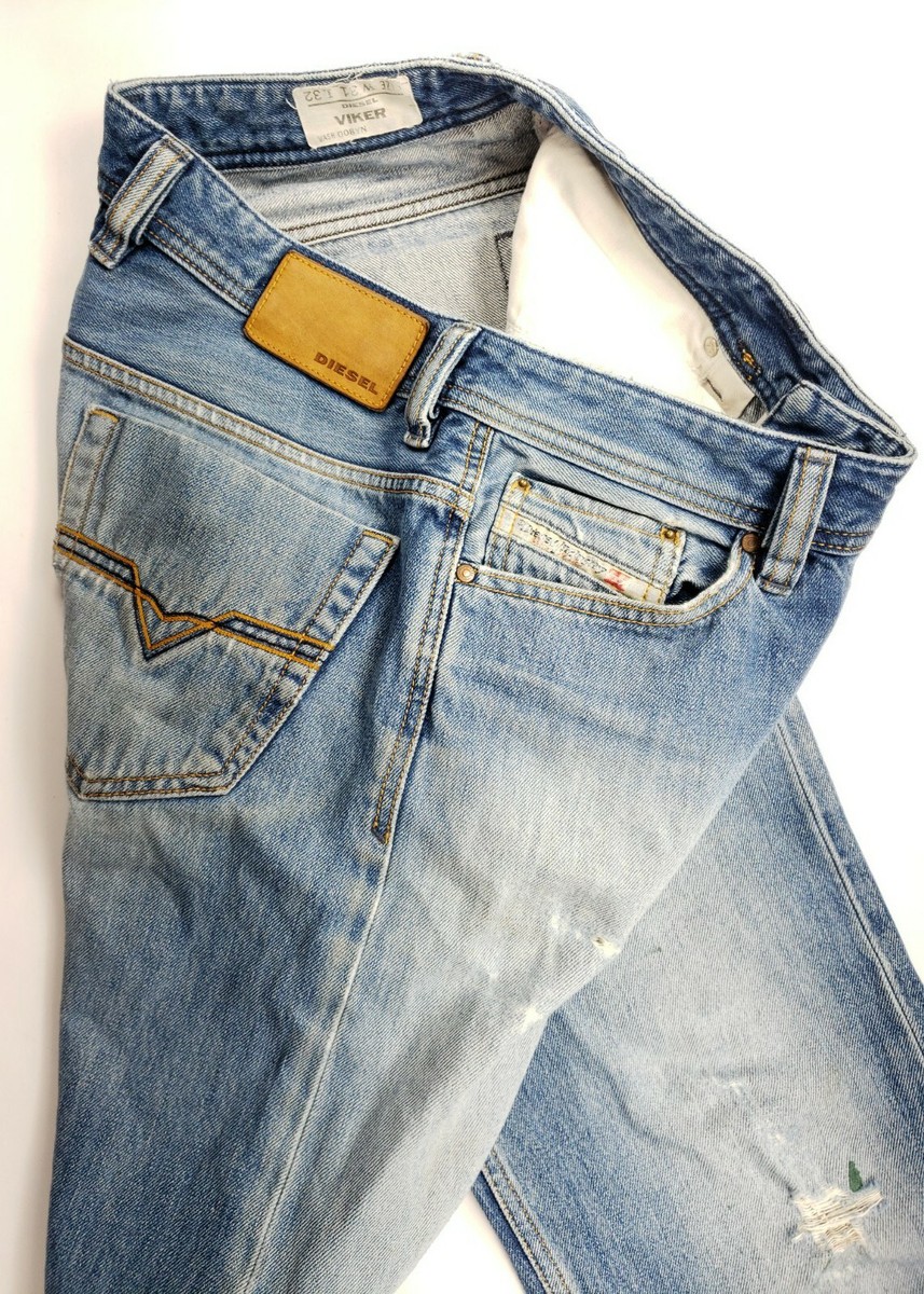 新品未使用 Diesel Viker W32 L30 DIESEL Jeans VIKER mens 31x32 Regular STRAIGHT 008YN