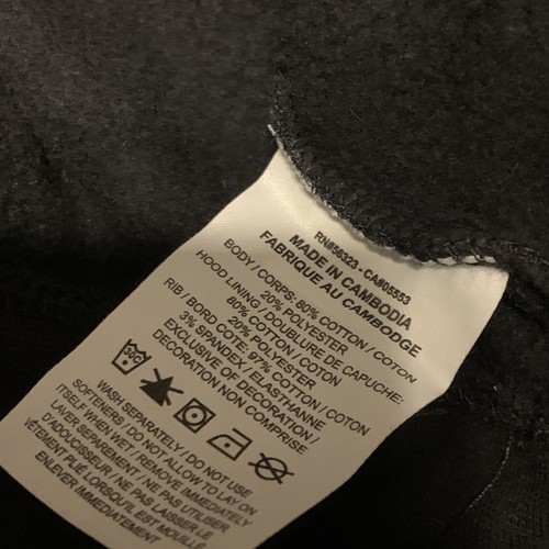 Air Jordan Brand Logo Fleece standard fit Pullover Hoodie Black Sz Medium - Picture 4 of 5