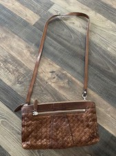 Olivia Harris Brown Boho Brown Convertibles Bag Detachable Strap