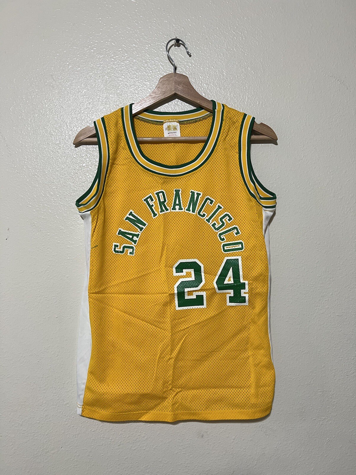 Vintage USF Dons Bill Russell Jersey Mens M SEWN NCAA Authentic Rare Basketball