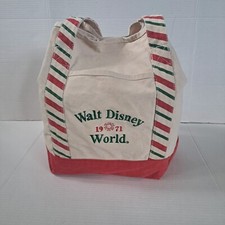 Walt Disney World 1971 Large Canvas Tote Bag- Christmas Cruise Vacation